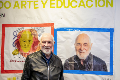 Exposición “35 años compartiendo arte y educación” homenaje al pintor Pedro Sobrado.