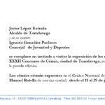 Exposición XXXII Concurso de Cómic, ciudad de Torrelavega.