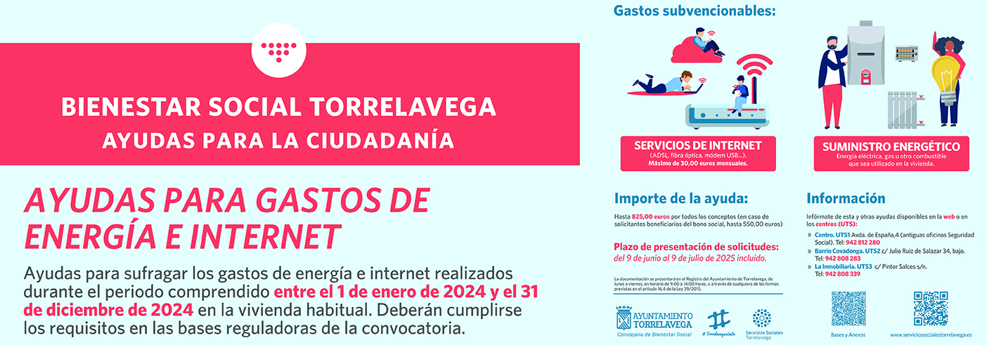 Ayudas energía e internet