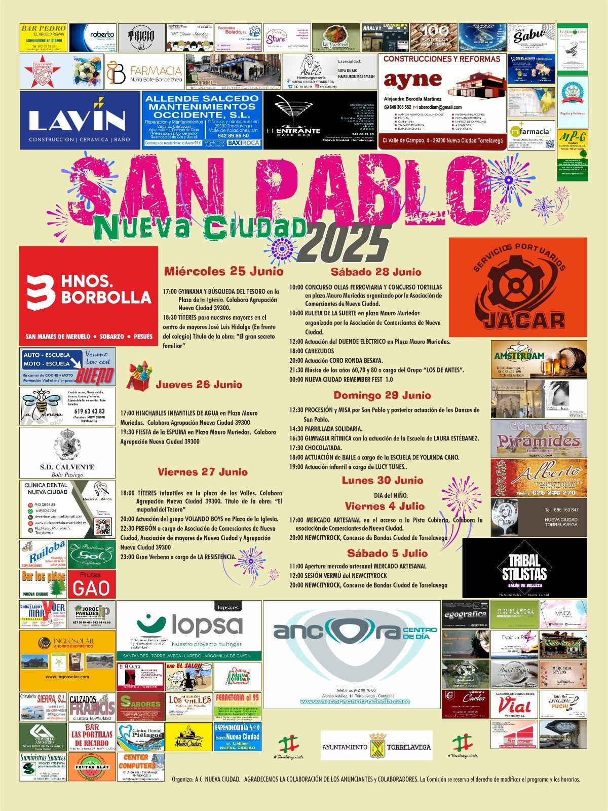 fiestas de San Pablo en Nueva Ciudad