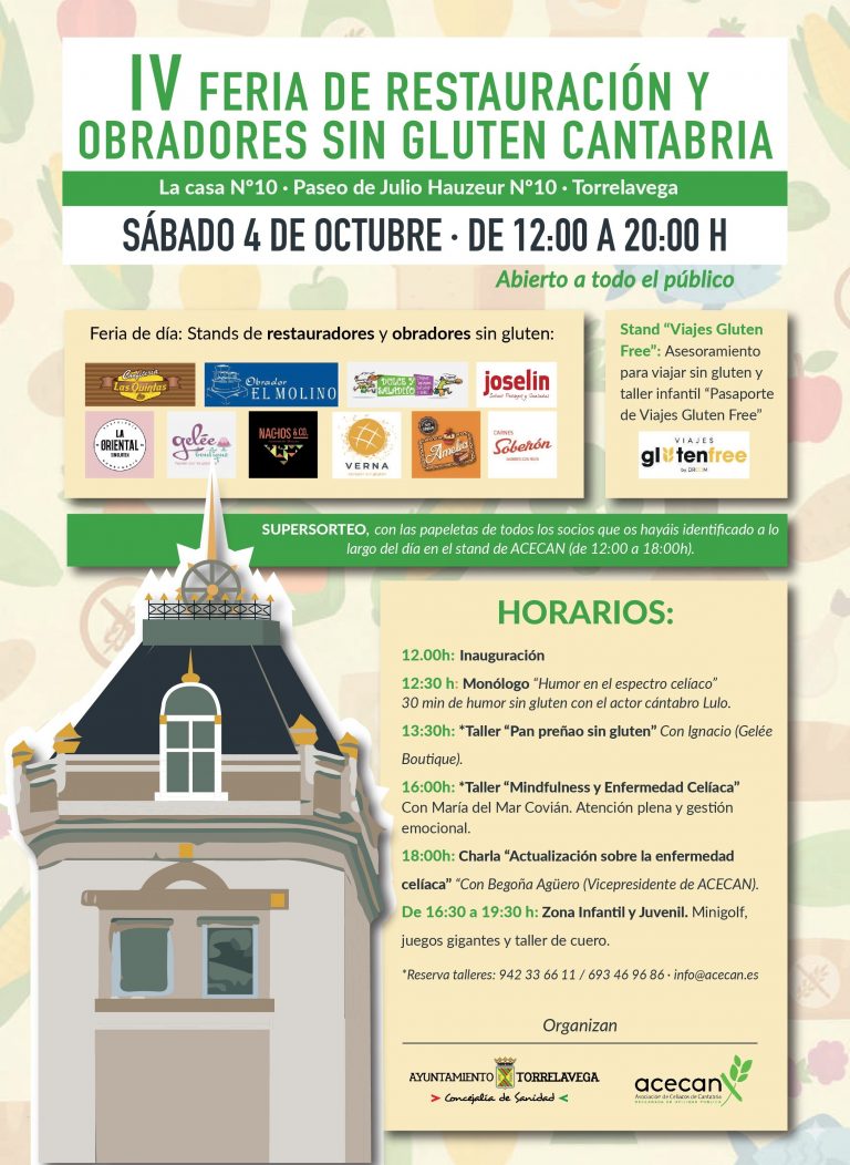 Feria de restauración y obradores sin gluten Cantabria
