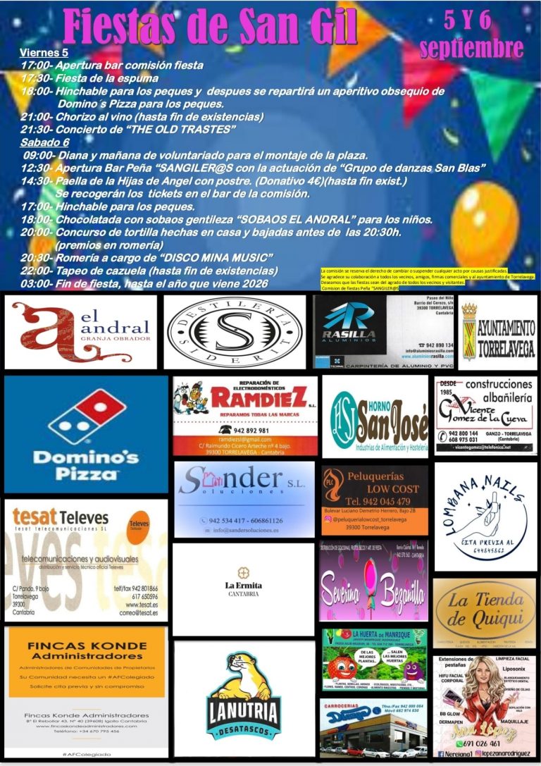 Fiestas de San Gil 2025