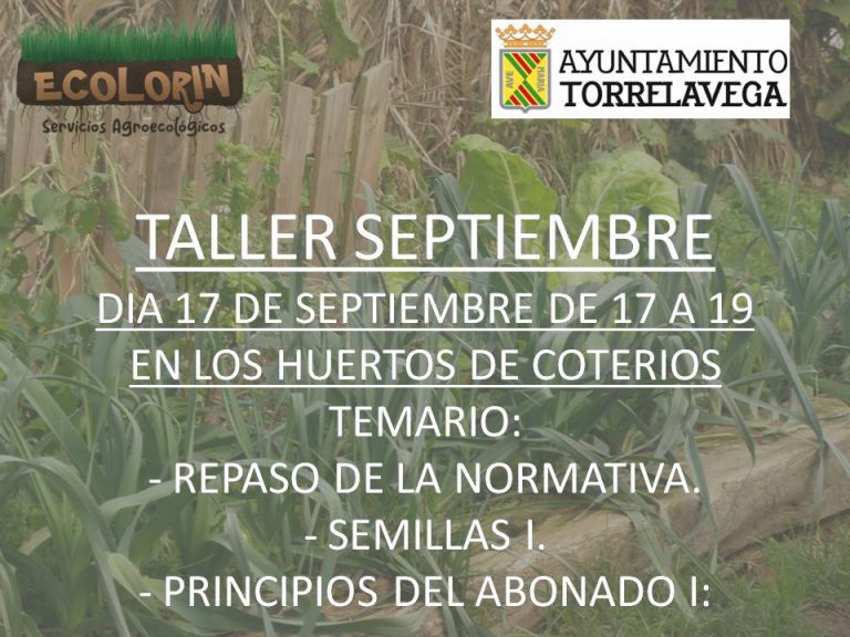 Jornada formativa en los Huertos Urbanos de Coteríos