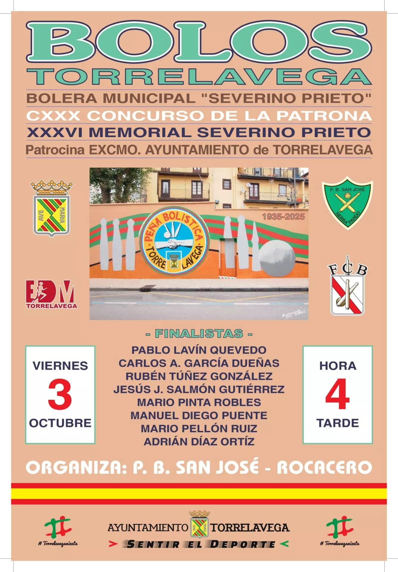 Finales del CXXX Concurso de La Patrona y XXXVI Memorial Severino Prieto