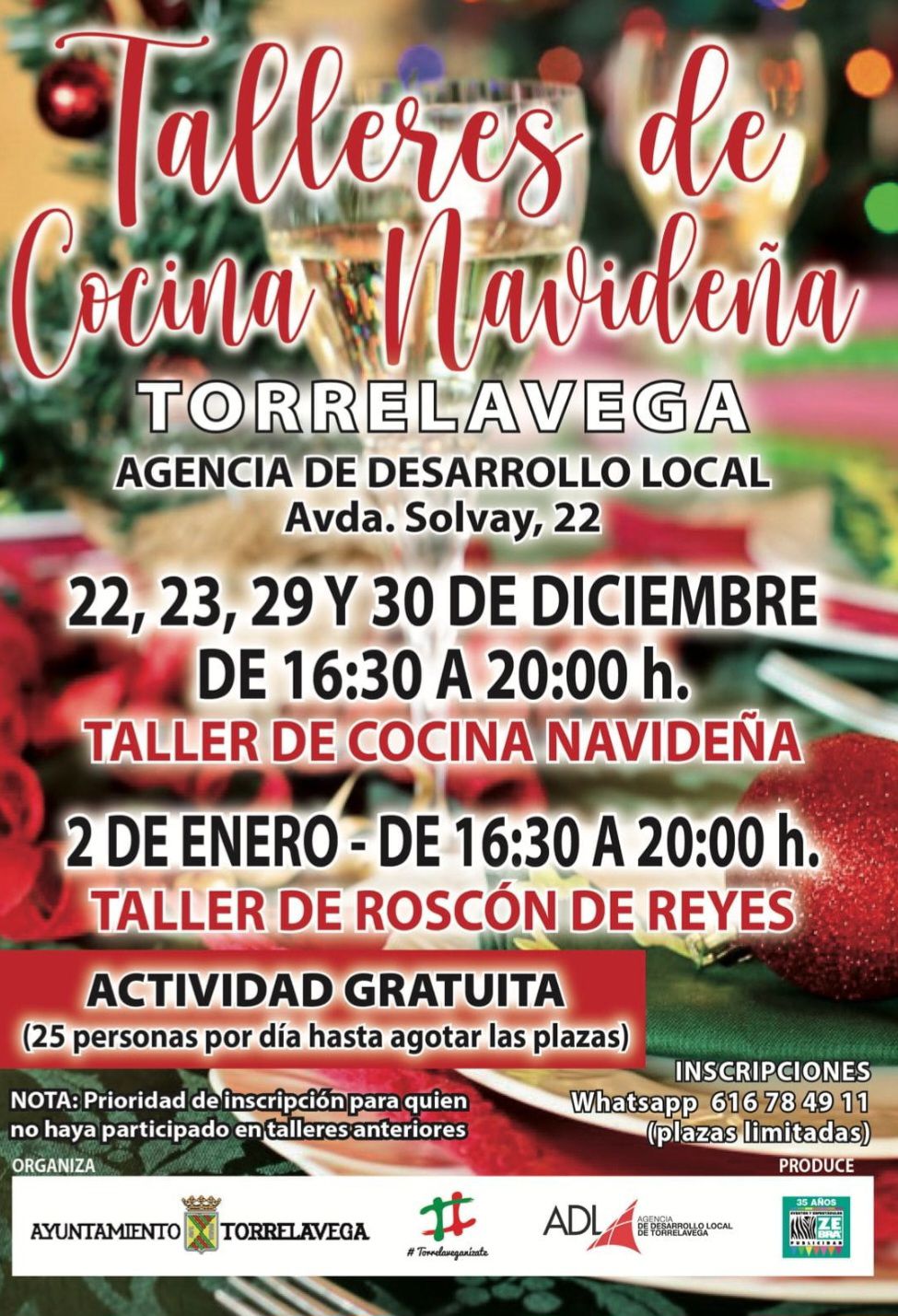 Talleres de Cocina Navideña