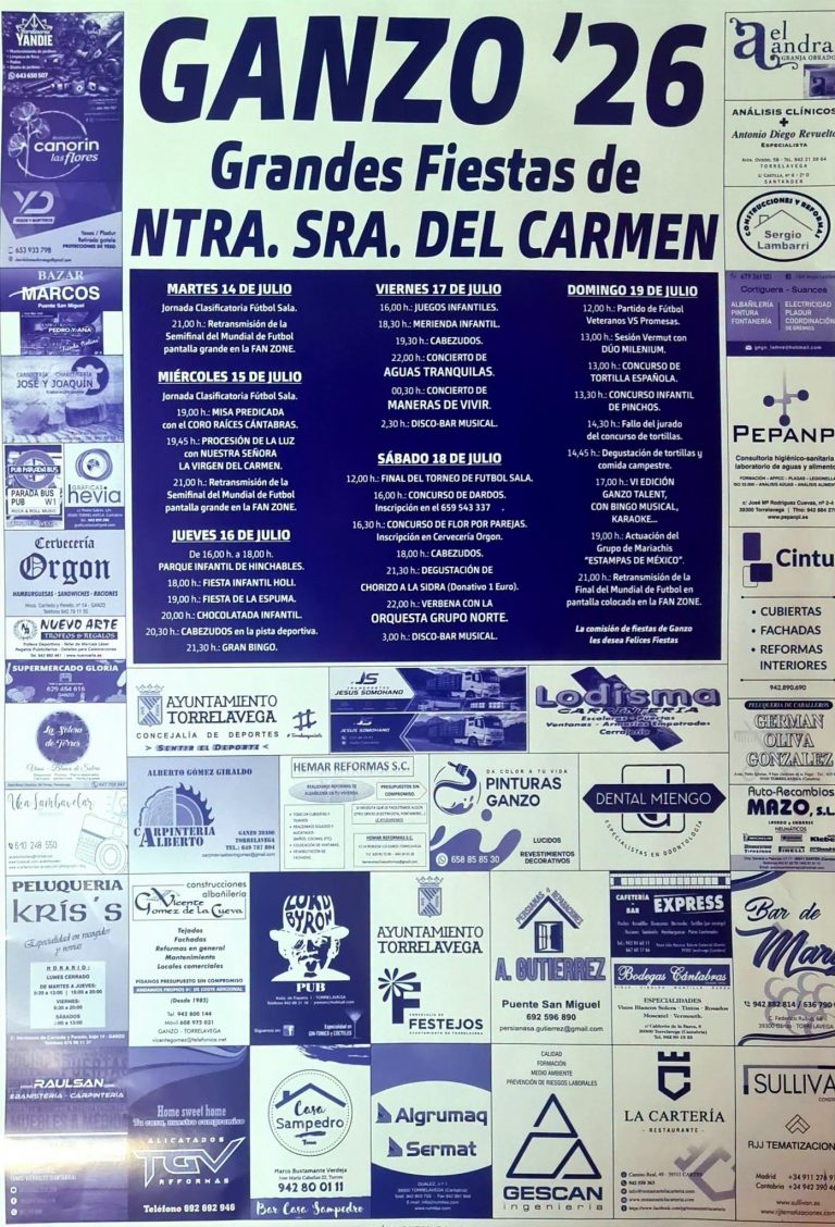 «Ganzo 26» Grandes Fiestas de Ntra. Sra. del Carmen