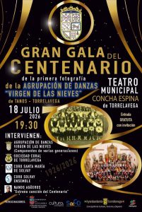Gran Gala del Centenario de la primera fotografía de la Agrupación de Danzas «Virgen de las Nieves» de Tanos-Torrelavega